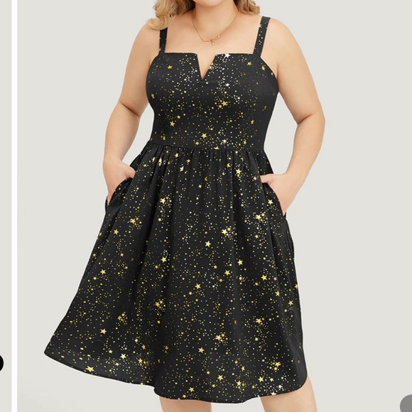 Black Celestial Star Dress BC - Picture 3 of 4